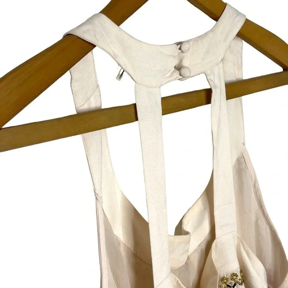 FLOREAT Anthropologie Pia Embroidered Beaded Trapeze Tank Top Blouse - Picture 5 of 11